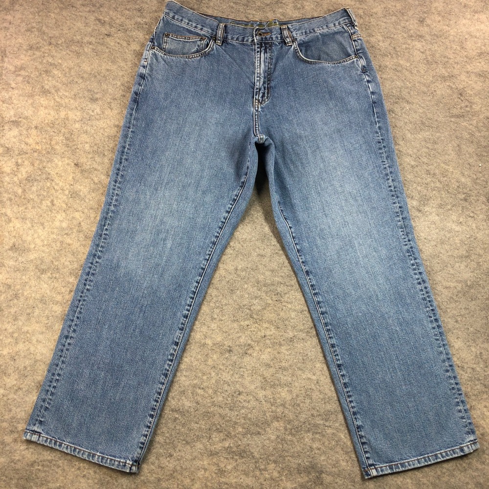 Tommy Bahama Mens 38x30 Blue Classic Fit Denim Jeans Resort Island